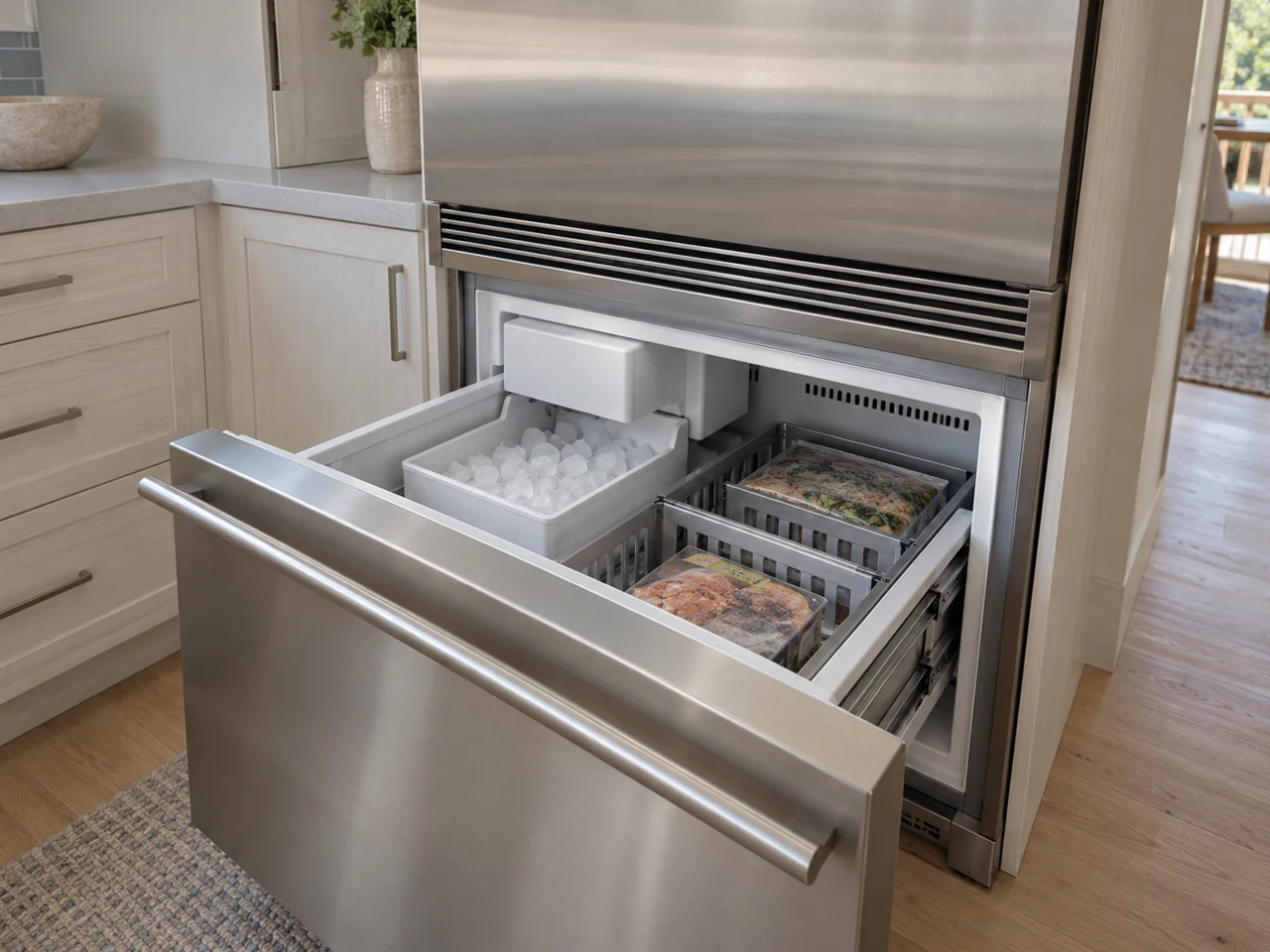 Illustration of Sub-Zero ice maker