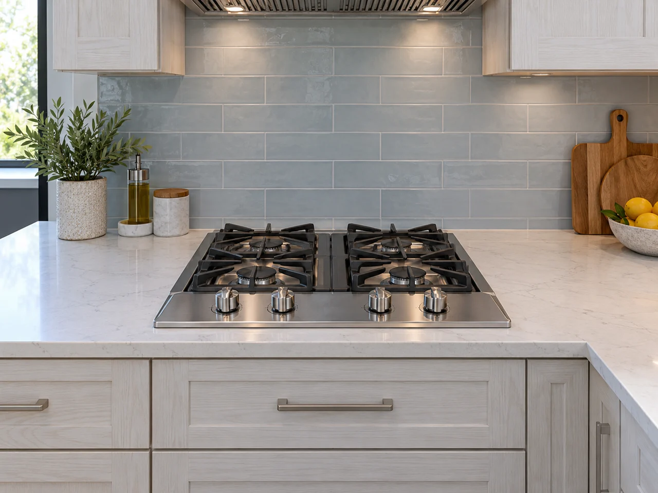 Illustration of Viking cooktop