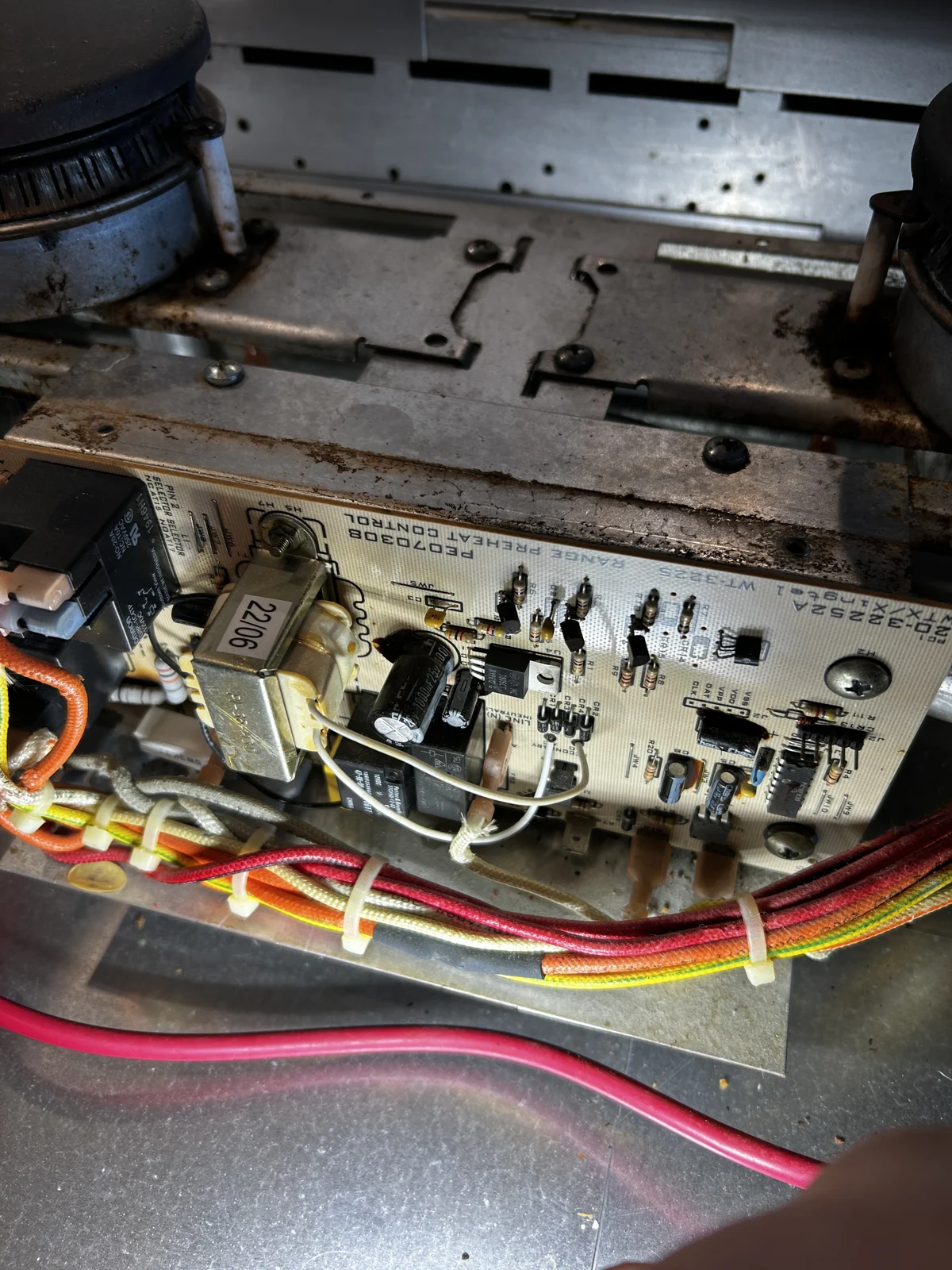 Range control board from the owner’s work archive